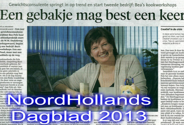 In het NoordHollands Dagblad